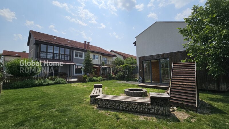Pipera, American Village, vila 248 mp, teren 300 mp, 3 locuri parcare.